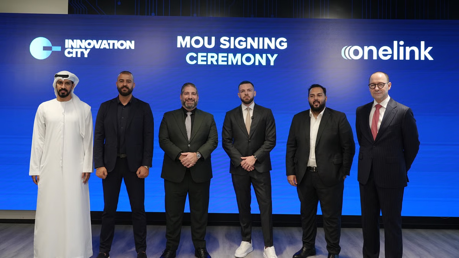 Onelink Solutions and Innovation City MOU signing ceremony
